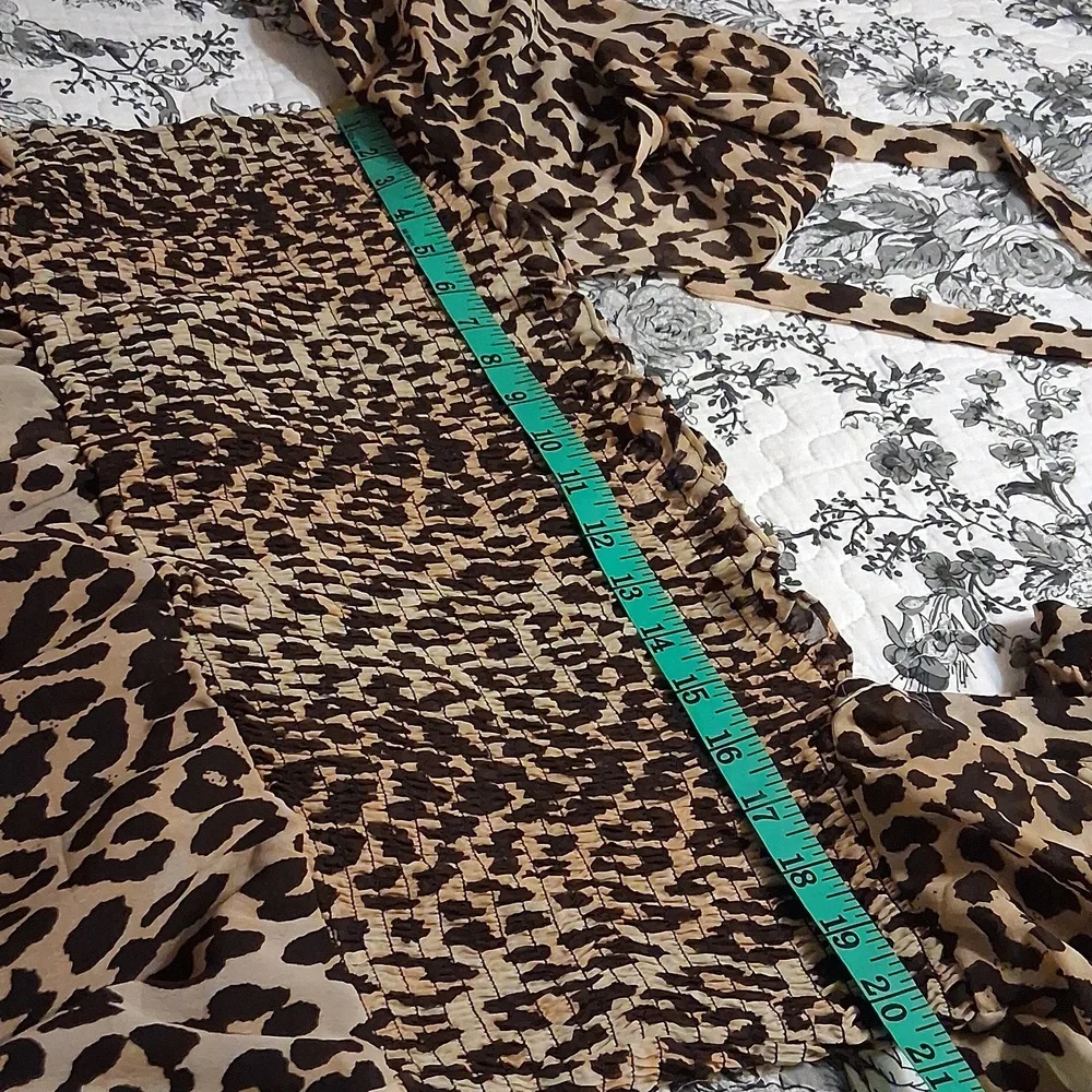 ASOS Leopard Print Maxi Dress EUC - Picture 12 of 14